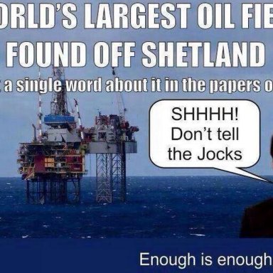 Worlds Largest Oilfield found off Shetland
